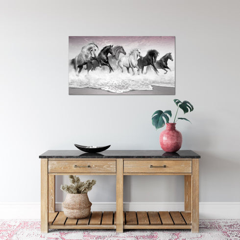Wandbilder Wohnzimmer XXL Pferde Moderne Bilder Tiere